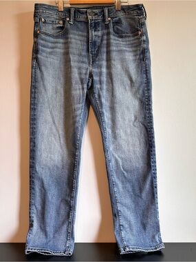 American Eagle Airflex+ Original Straight Leg Men’s Denim Jeans Size 34/32
